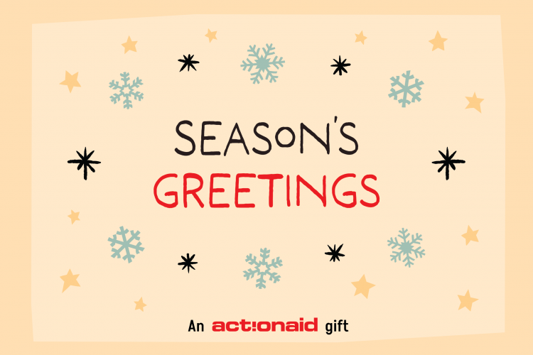 Seasons' greeting card