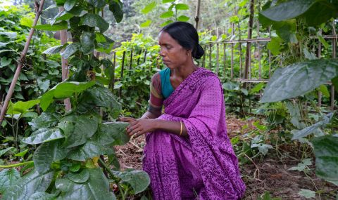 Uzala, 43, says the local women farmers group is more than just a space for the women to discuss their farming issues; it allows them to strategise and come up with creative ideas to combat other issues within their community such as early marriage and domestic violence.