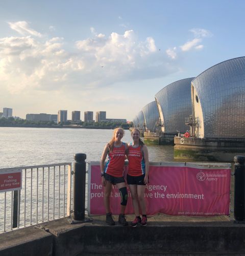 Sisters take on the Thames Path Challenge